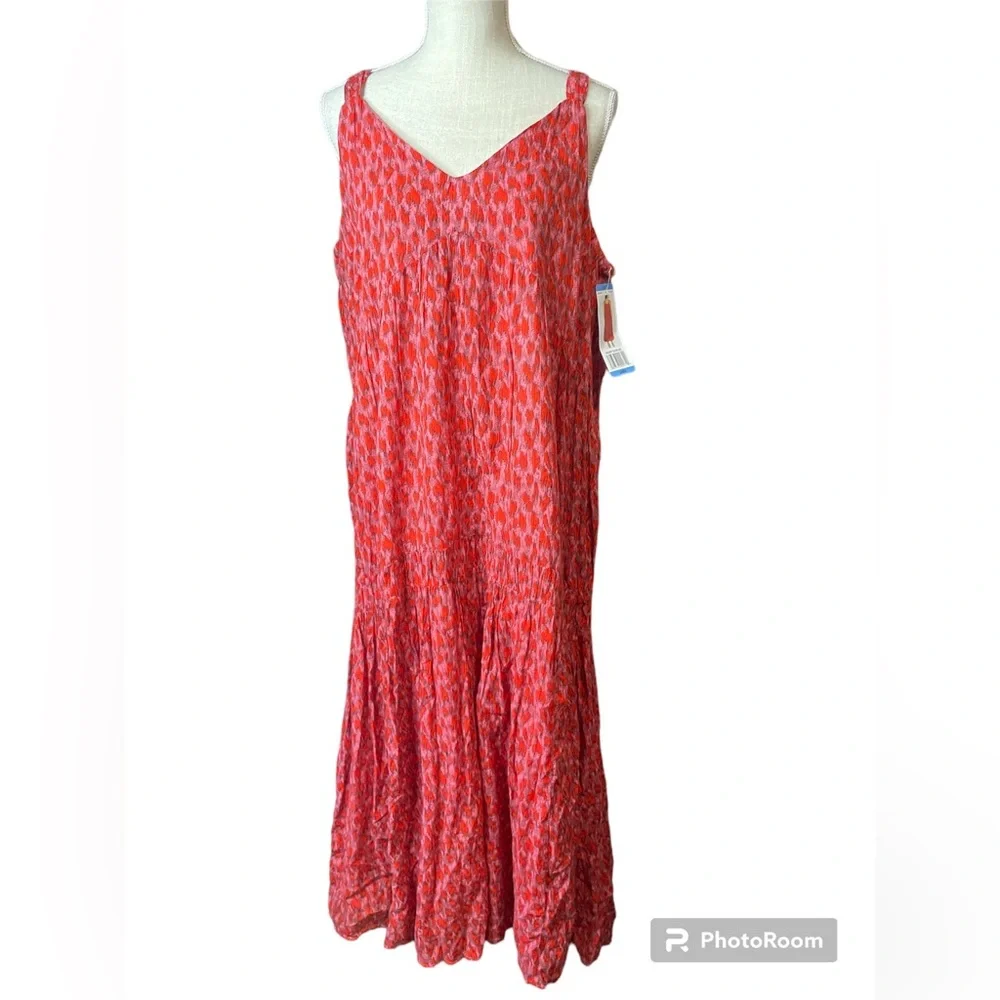 HP! NWT Joie Tea Rose 100% Cotton Maxi Dress - Picture 1 of 10